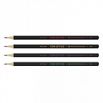 "ВКФ" "For Office" FS02 Карандаш графитный черный матовый заточенный ТМ (HB)