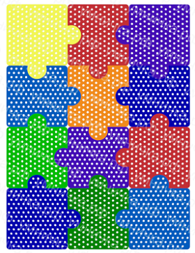 Настенная панель «Пазлы» (12 шт) – портал поставщиков НСППО - 1