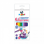 "KANZY" "Весёлая панда" WCP-4012 Набор акварельных карандашей заточенный 12 цв.