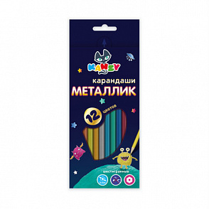 "KANZY" MCP-3012 Набор карандашей металлик "Мои карандаши" 12 цв. – портал поставщиков НСППО - 1
