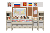 Уголок гражданско-патриотического воспитания «‎AVKompleks Россия» Максимальный
