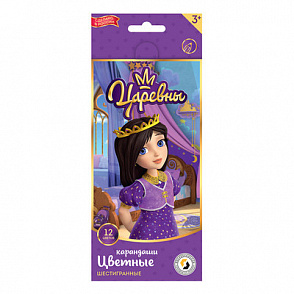 "ВКФ" "Царевны" TSR-CP-2012 Набор цветных карандашей "Соня" заточенный 12 цв. – портал поставщиков НСППО - 1