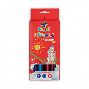 "KANZY" "Сказочный замок" CP-1024 Набор цветных карандашей заточенный 24 цв. – портал поставщиков НСППО - 1