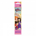 "ВКФ" "Царевны" TSR-CP-6006 Набор цветных карандашей "Царевны" заточенный 6 цв.