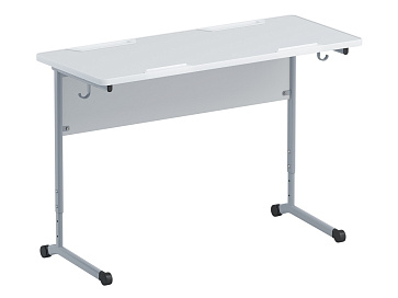 Стол ученический на плоскоовальной трубе с литой кромкой. – портал поставщиков НСППО - 1