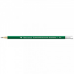 "ВКФ" "Школьный" 1-1100 Карандаш графитный с ластиком заточенный ТМ (HB)