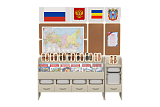 Уголок гражданско-патриотического воспитания «‎AVKompleks Россия» Базовый