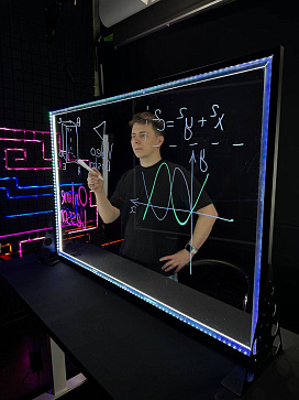 Прозрачная видеодоска 80*120 см (улучшенная) с подсветкой спикера | учебное оборудование на nsppo.ru - 0 Прозрачная видеодоска 80*120 см (улучшенная) с подсветкой спикера – портал поставщиков НСППО - 1
