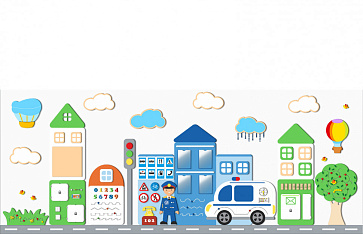 Комплект декоративно-развивающих панелей "Полиция" | учебное оборудование на nsppo.ru - 0 Комплект декоративно-развивающих панелей "Полиция" – портал поставщиков НСППО - 1