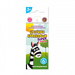 "ВКФ" "Super" SCP-1006 Набор цветных карандашей, короткие "Зебра" заточенный 6 цв.