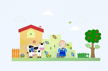 Комплект декоративно-развивающих панелей «Ферма» – портал поставщиков НСППО - 1