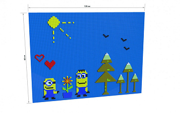 Лего-стена (80х120 см) – портал поставщиков НСППО - 1