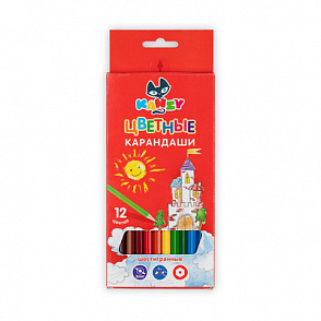 "KANZY" CP-1012 Набор цветных карандашей "Сказочный замок" 12 цв. – портал поставщиков НСППО - 1