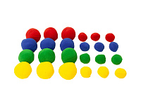 Набор разноцветных мячиков-мякишей (24 мячика) – портал поставщиков НСППО