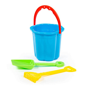 Набор №66: ведро-цветок малое, лопатка малая №3, грабельки малые №3, артикул 3591 – портал поставщиков НСППО - 1
