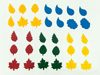 Аксессуары для жилета с 32 пуговицами: листья, тучки и капельки (32 фигуры) – портал поставщиков НСППО