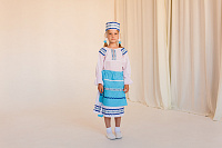 Белорусский народный костюм (девочка) (платье + фартук + головной убор) – портал поставщиков НСППО