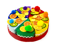 Радужный тортик с фруктами и зефирками – портал поставщиков НСППО