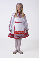 Марийский национальный костюм (девочка) (платье + фартук + головной убор) – портал поставщиков НСППО