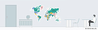 Дизайн-модуль Политическая карта мира (Пленка) – портал поставщиков НСППО