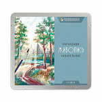 "ВКФ" "Живопись" JIV-WCPM-1024 Набор акварельных карандашей заточенный 24 цв.