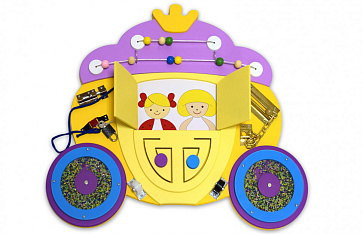 Бизиборд "Карета для феи" | учебное оборудование на nsppo.ru - 0 Бизиборд "Карета для феи" – портал поставщиков НСППО - 1