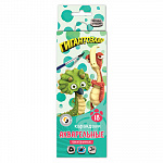 "ВКФ" "Гигантозавр" GGZ-WCP-6018 Набор акварельных карандашей заточенный 18 цв.