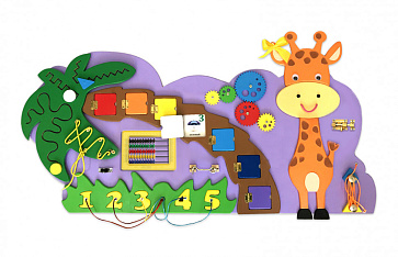 Бизиборд "Жираф" | учебное оборудование на nsppo.ru - 0 Бизиборд "Жираф" – портал поставщиков НСППО - 1