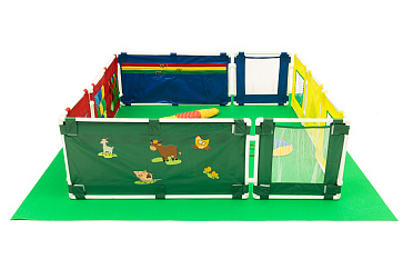 Манеж складной с наполнением. Игровой набор для развития манипулятивных действий и тактильного восприятия | учебное оборудование на nsppo.ru - 0 Манеж складной с наполнением. Игровой набор для развития манипулятивных действий и тактильного восприятия – портал поставщиков НСППО - 1