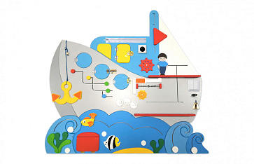 Бизиборд "Кораблик" | учебное оборудование на nsppo.ru - 0 Бизиборд "Кораблик" – портал поставщиков НСППО - 1