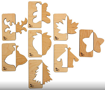 Трафареты в пенале "Зеркальное отражение" – портал поставщиков НСППО - 1