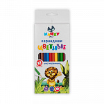 "KANZY" CP-4012 Набор цветных карандашей "Весёлый львенок" 12 цв.