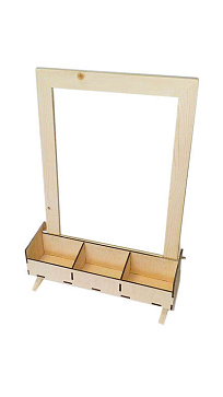 Мольберт прозрачный "Винтаж" с навесным отсеком – портал поставщиков НСППО - 1