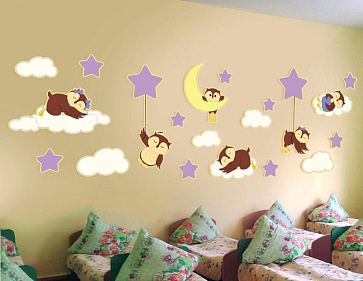 Комплект декораций для стен "Совята" – портал поставщиков НСППО - 1