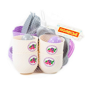 Набор детской посуды "Хозяюшка" на 4 персоны (V2) (28 элементов) (в сеточке), артикул 80134 – портал поставщиков НСППО - 6