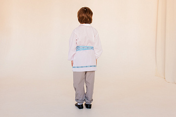 Белорусский народный костюм (мальчик) (рубаха + штаны + кушак) – портал поставщиков НСППО - 2