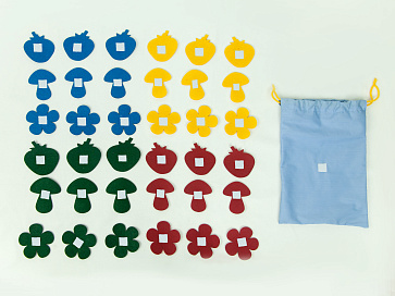 Аксессуары для жилета с 32 липучками: ягодка, грибочек, цветочек (36 фигур) | учебное оборудование на nsppo.ru - 1 Аксессуары для жилета с 32 липучками: ягодка, грибочек, цветочек (36 фигур) – портал поставщиков НСППО - 2
