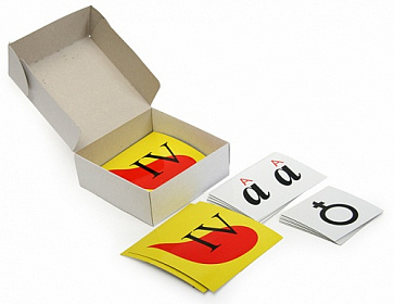 Модель-аппликация "Генетика групп крови" (демонстр.набор из 24 карт.) 15*15, 15х10, 10х10 К03 – портал поставщиков НСППО - 1