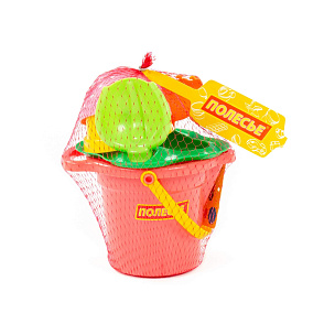 Набор №150: ведро малое с носиком, ситечко-цветок, совок №2, грабельки №2, 2 формочки, артикул 2982 – портал поставщиков НСППО - 3