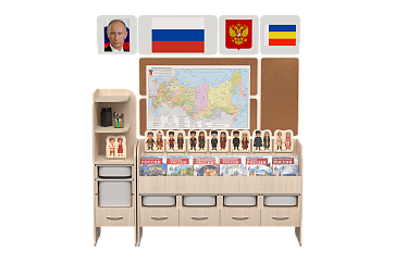 Уголок гражданско-патриотического воспитания "AVKompleks Россия" Стандартный – портал поставщиков НСППО - 5