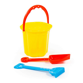 Набор №66: ведро-цветок малое, лопатка малая №3, грабельки малые №3, артикул 3591 – портал поставщиков НСППО - 5