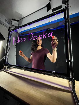 Прозрачная видео доска 120x80 см для записи онлайн-уроков и вебинаров и использования как флип-чарт – портал поставщиков НСППО - 7