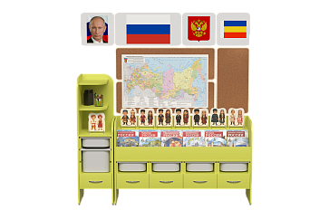 Уголок гражданско-патриотического воспитания "AVKompleks Россия" Стандартный – портал поставщиков НСППО - 2