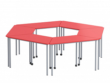  Стол-трапеция (нерегулируемый) СТТРкр на 2 колесах  Рост.гр.№6       – портал поставщиков НСППО - 2