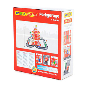 Паркинг 4-уровневый с дорогой и автомобилями (красный) (в коробке), артикул 44723 – портал поставщиков НСППО - 6