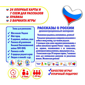 Игра "Рассказы о России" демонстрационный материал – портал поставщиков НСППО - 4