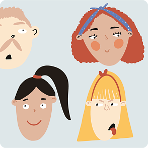 Дизайн-модуль Шаблон "Эмоция" для стен начальной школы (ПВХ) – портал поставщиков НСППО - 7