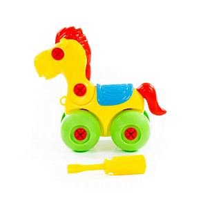 Конструктор "Лошадка" (22 элемента) (в пакете), артикул 83548 – портал поставщиков НСППО - 2