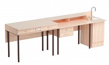 Зона демонстрационная на металлокаркасе для кабинета химии – портал поставщиков НСППО - 2