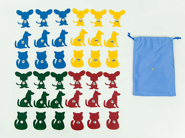 Аксессуары для жилета с 32 кнопками: мышки, котики, собачки (36 фигур) – портал поставщиков НСППО - 2